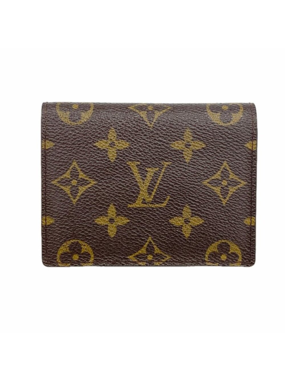 Louis Vuitton Card Case Monogram Japan Sangapur Brown